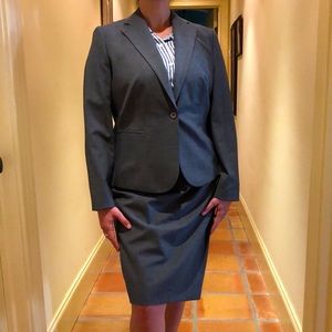 Grey Brooks Brothers Women’s Skirt and Blazer (Suit)